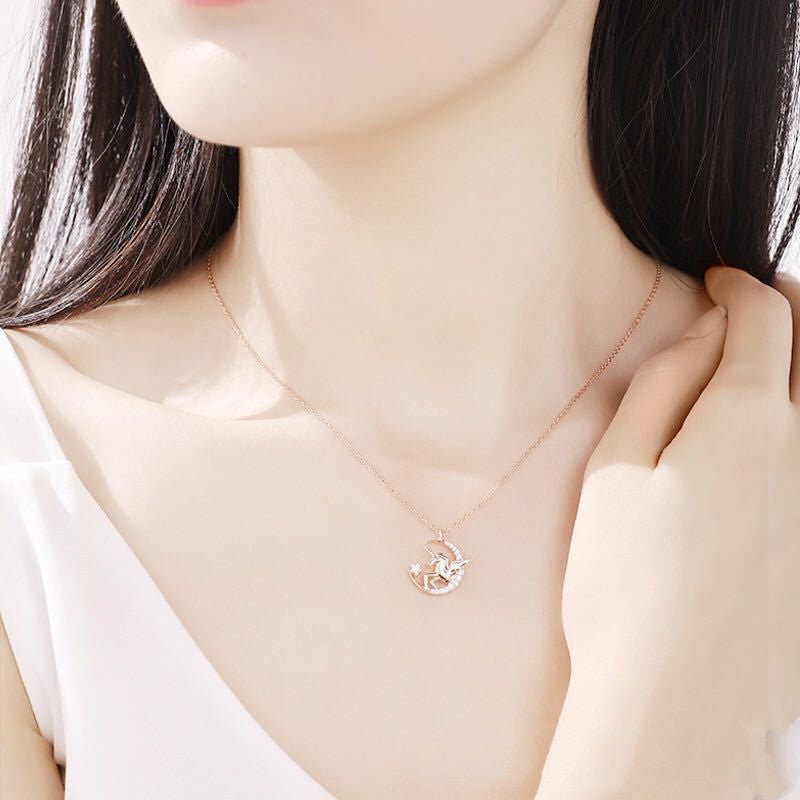 Chomel Singapore Silver Clavicle Necklace for Women