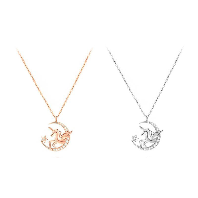 Chomel Singapore Silver Clavicle Necklace for Women