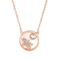 925 Silver Unicorn Mother of Pearl Necklace (Singapore Design)